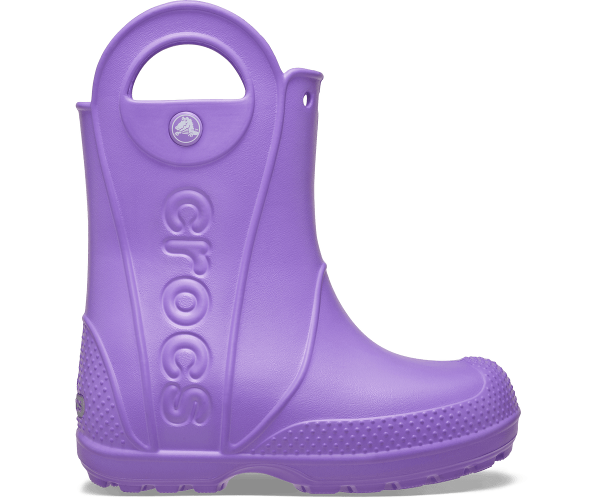 Crocs Kids' Handle It Rain Boot - Purple Pulse