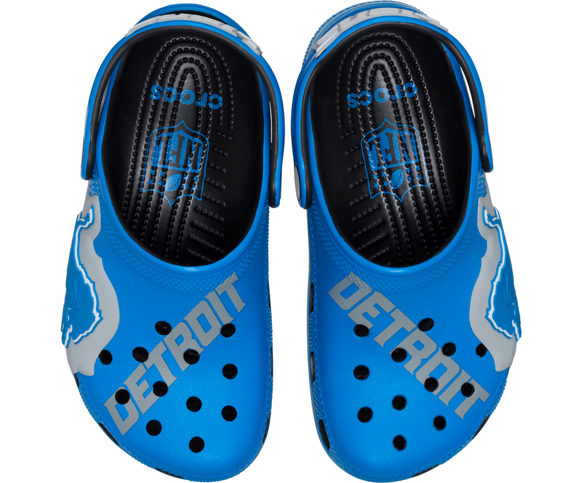 NFL x Crocs Kids' Detroit Lions Graphic Classic Clog - Multi