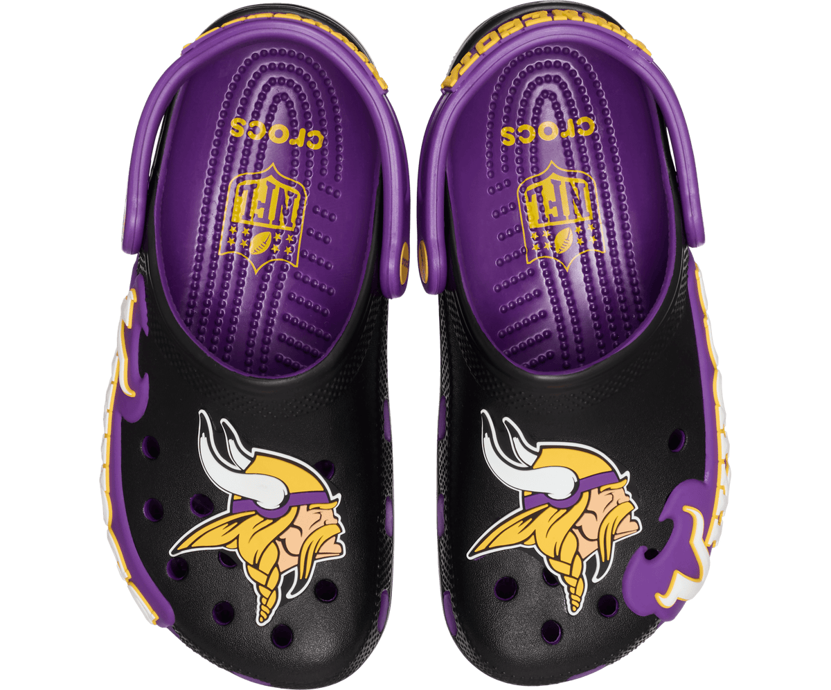 NFL x Crocs Kids' Minnesota Vikings Graphic Classic Clog - Multi