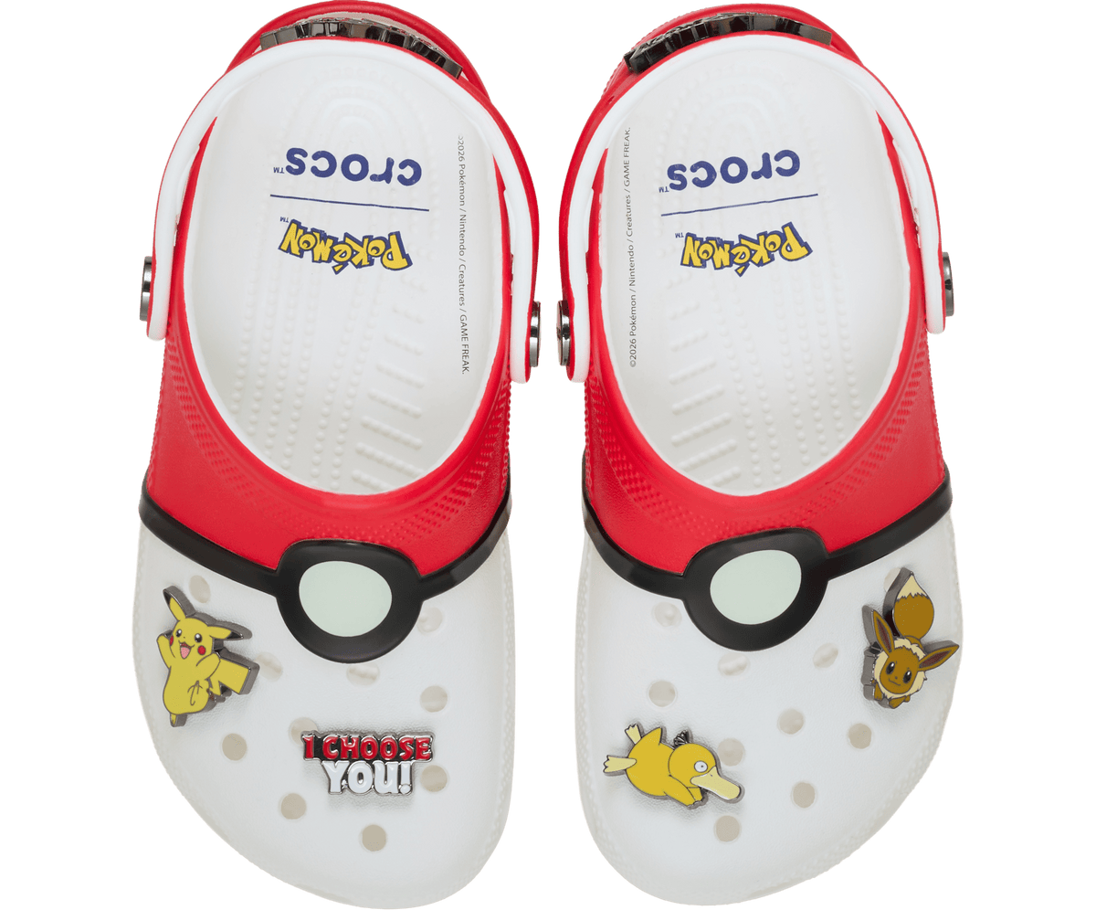 Crocs Kids' Pokémon Poké Ball Classic Clog - Multi