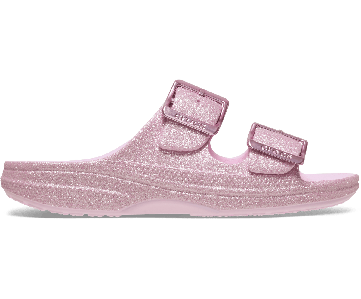 Crocs Kids' Saturday Glitter Sandal - Pink Milk