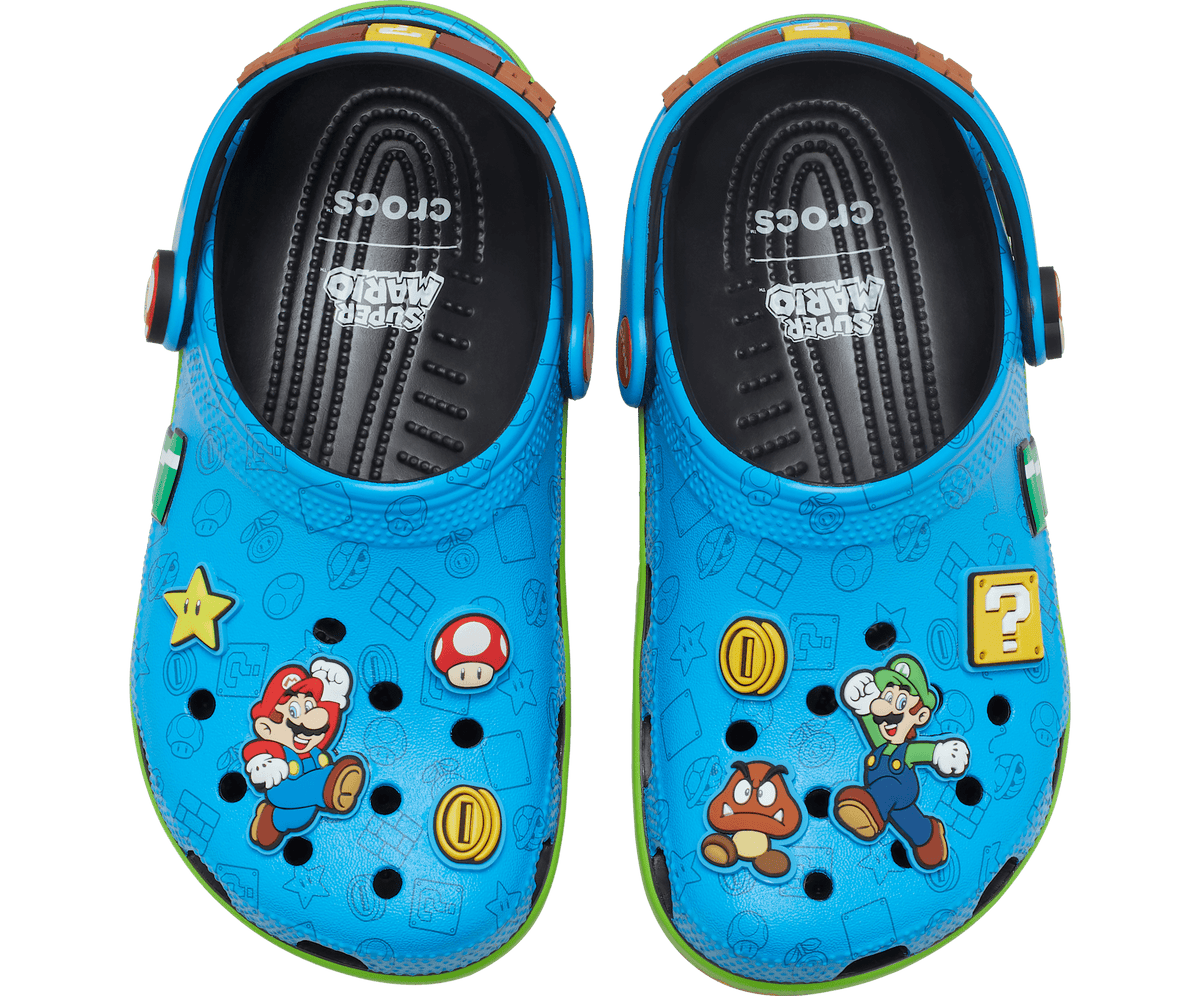 Super Mario x Crocs Kids Core Classic Clog - Multi
