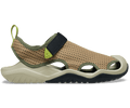 Crocs Men's Swiftwater Mesh Deck Sandal - Sepia