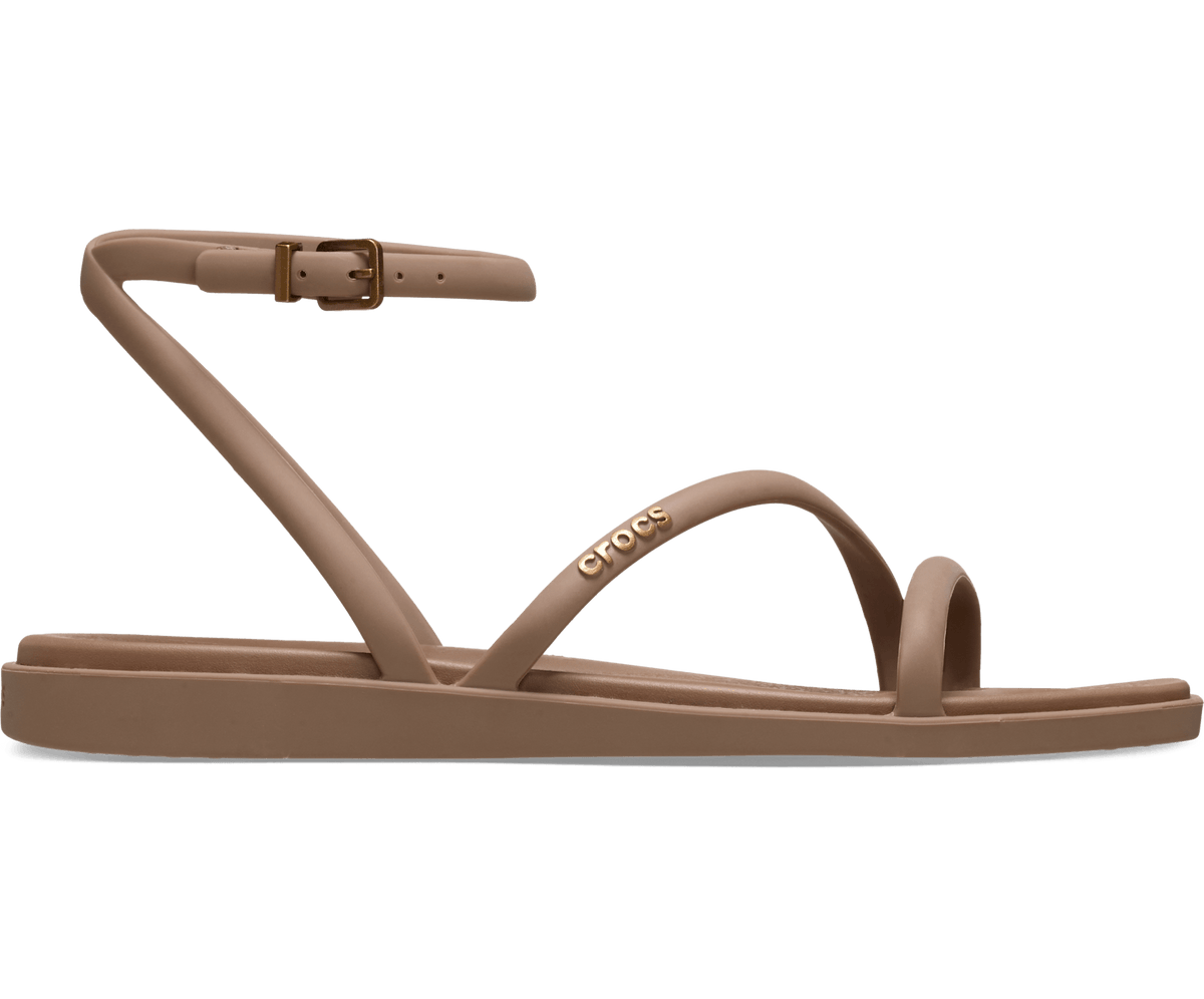Crocs Women's Miami Ankle Strap Sandal - Milk Chocolate