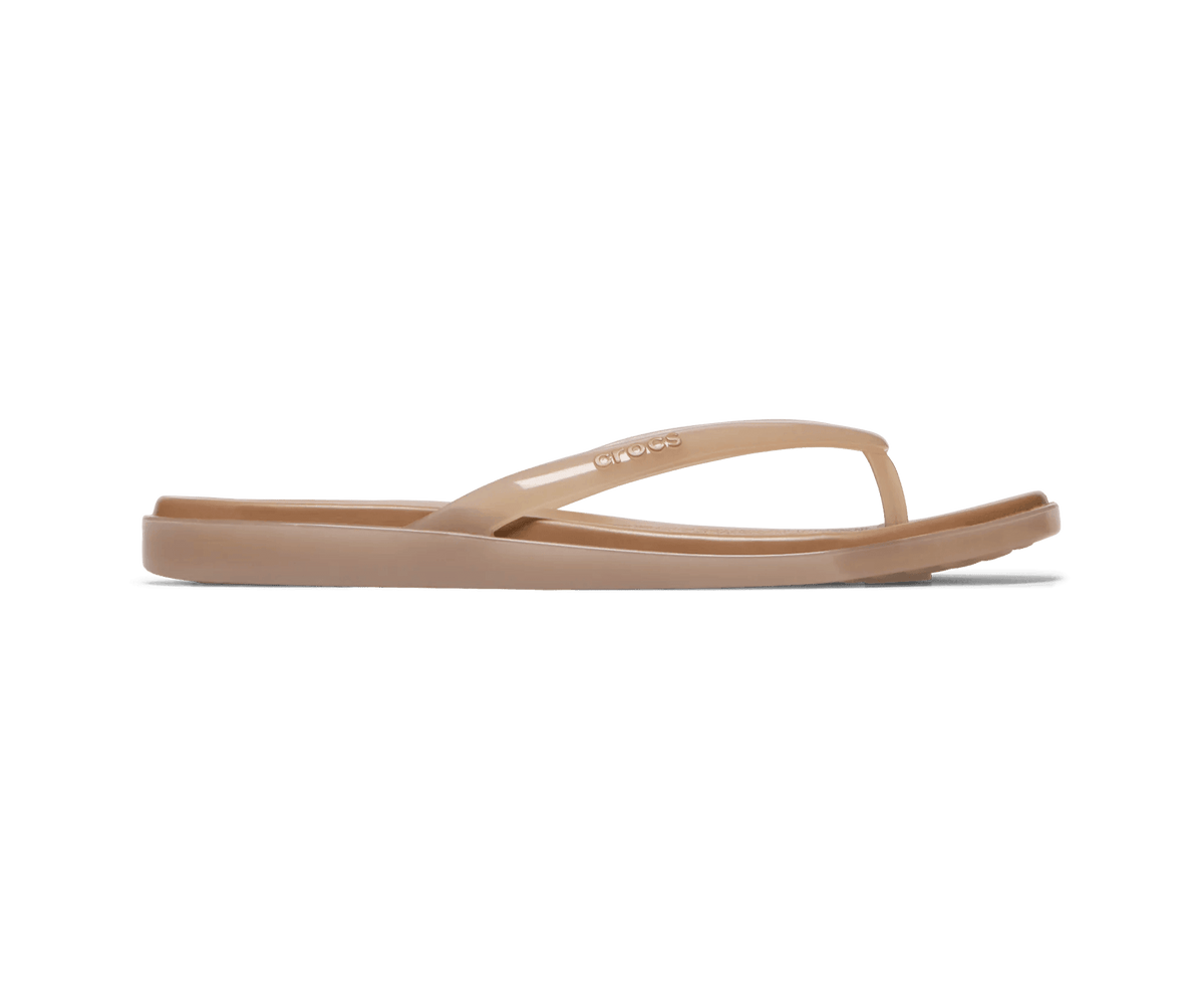 Crocs Women's Miami Round Jelly Flip - Milk Chocolate Jelly