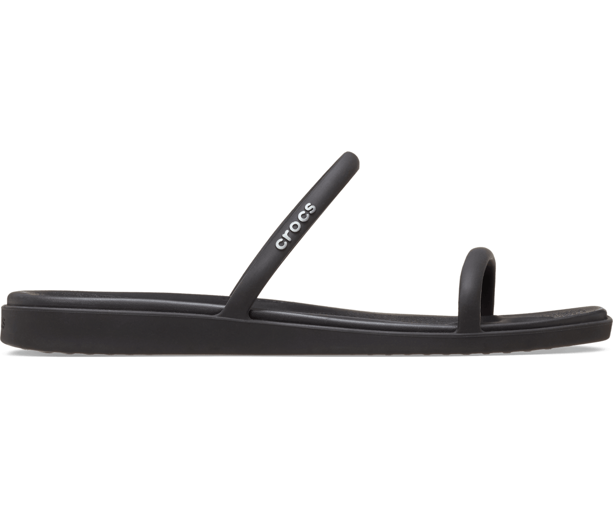 Crocs Women's Miami Two Strap Sandal - Black