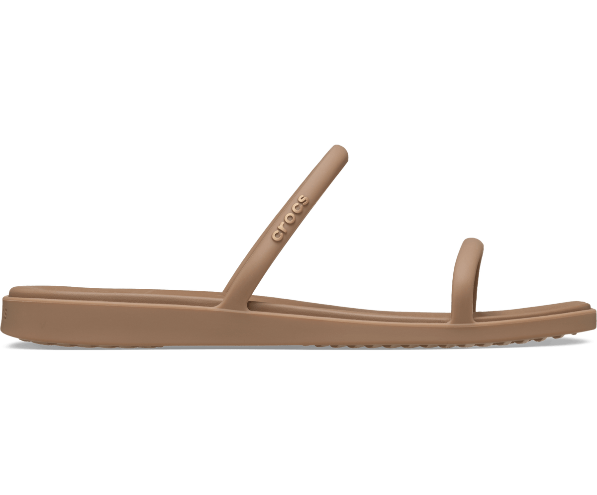 Crocs Women's Miami Two Strap Sandal - Milk Chocolate