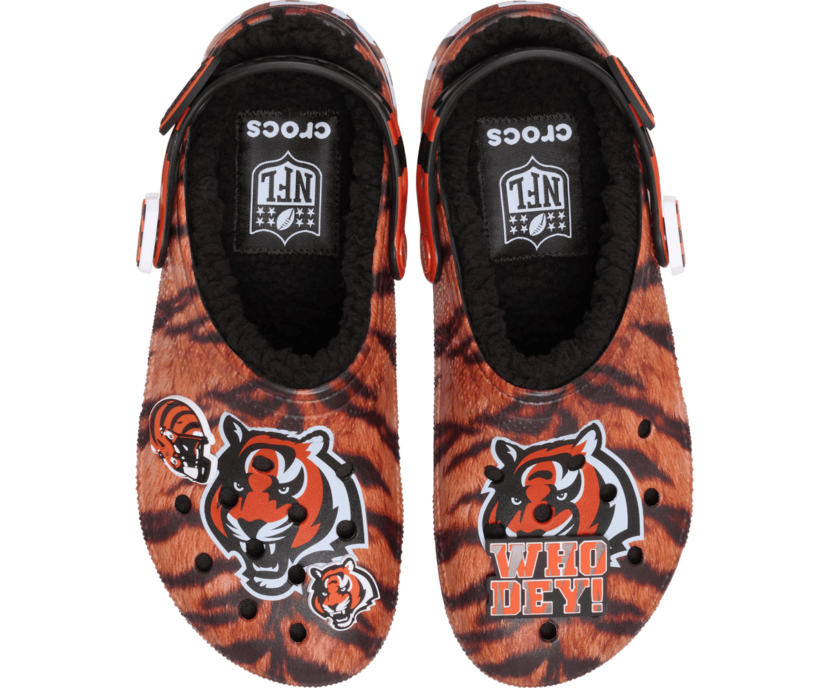 NFL x Crocs Women's Cincinnati Bengals Classic Lined Clog - Multi