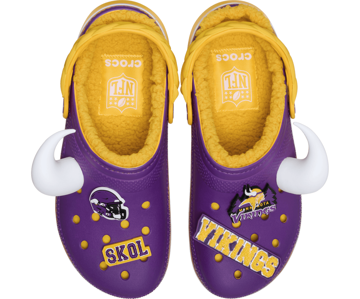 NFL x Crocs Women's Minnesota Vikings Classic Lined Clog - Multi