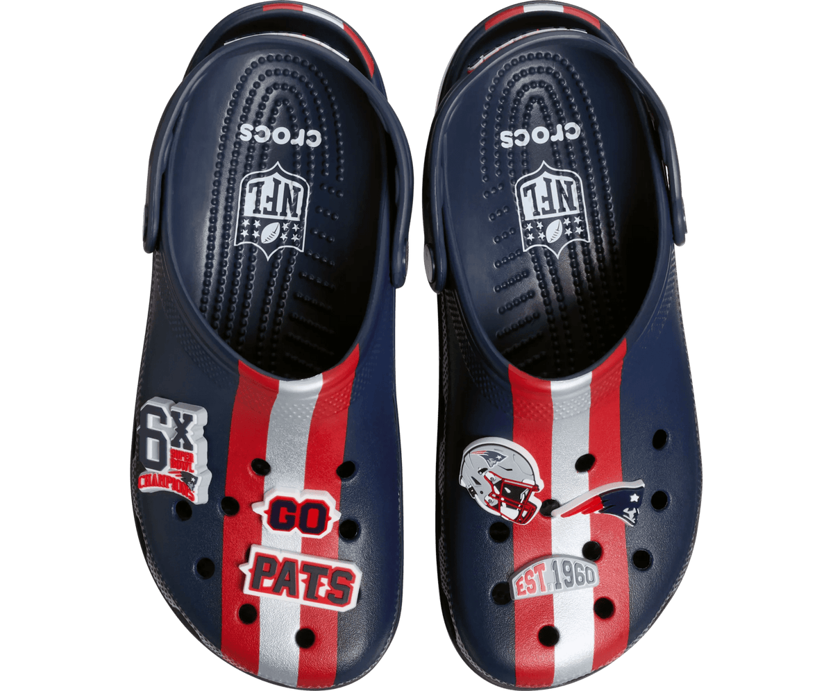 NFL x Crocs Women's New England Patriots Classic Clog - Multi