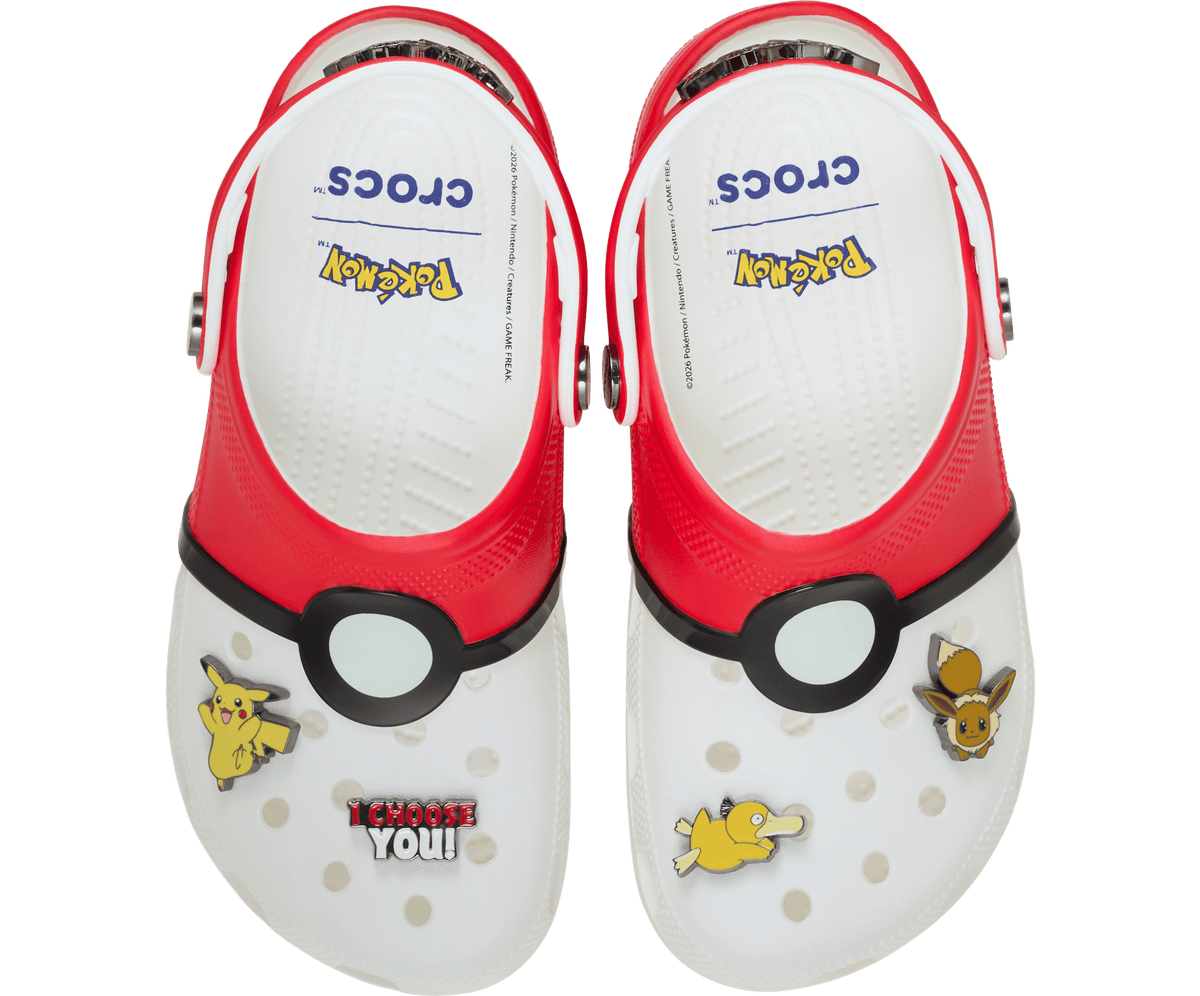 Pokémon x Crocs Men's Poké Ball Classic Clog - Multi