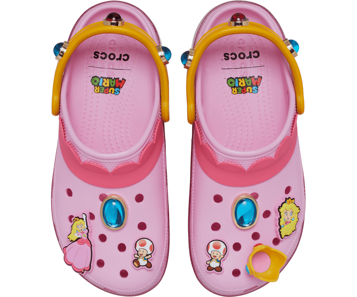 Crocs Women's Princess Peach Classic Platform Clog - Multi