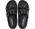 Crocs Women's Saturday Embellished Sandal - Black / Silver