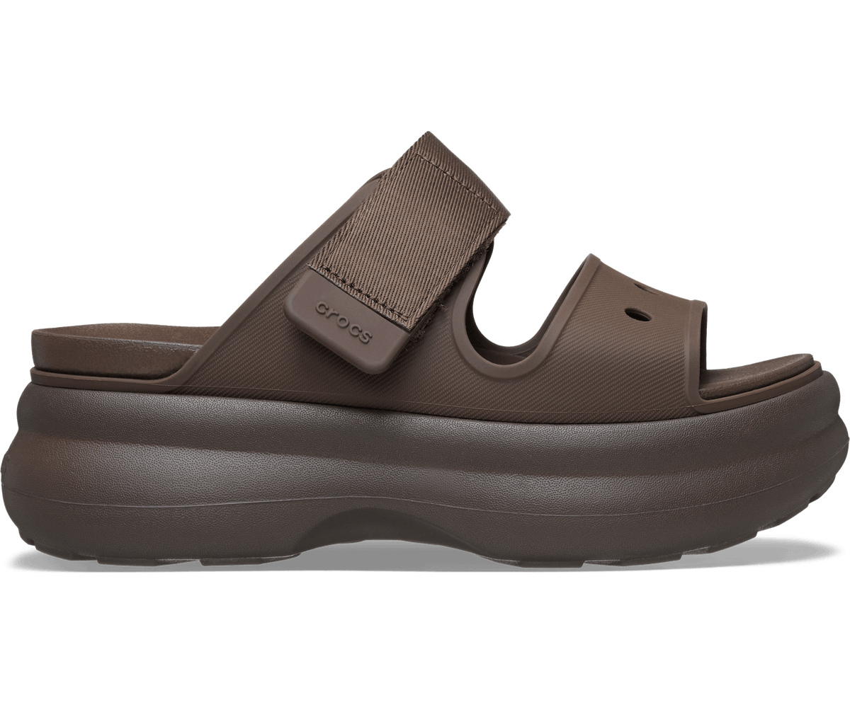 Crocs Women's Soho Two Strap Sandal - Coffee