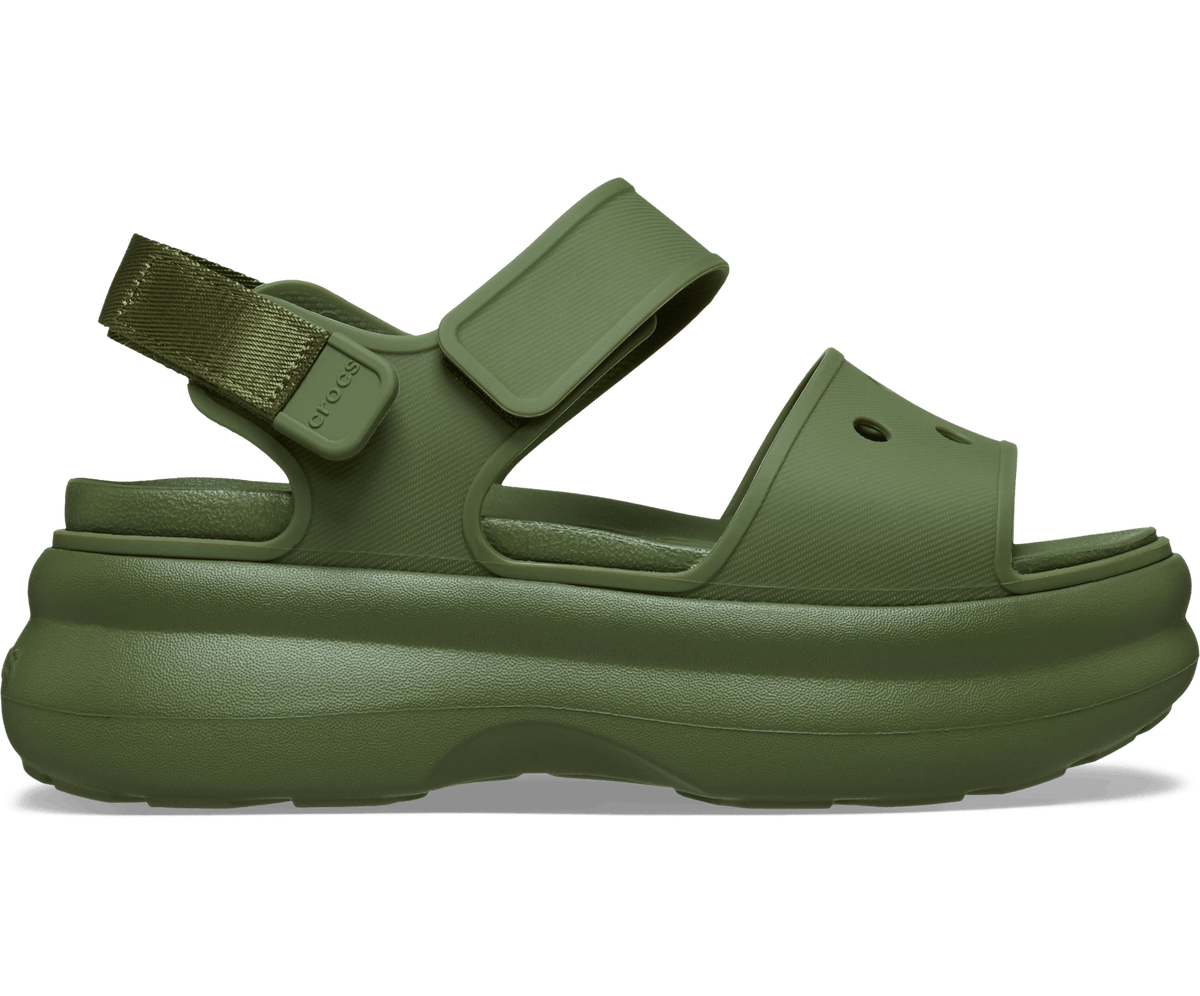 Crocs Women's Soho Y-Strap Sandal - Army Green
