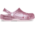 Crocs Toddler Classic Chunky Glitter Clog - Pink Milk