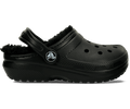 Crocs Toddler Classic Lined Clog - Black / Black