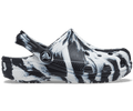 Crocs Toddler Classic Marbled Clog - Black / White
