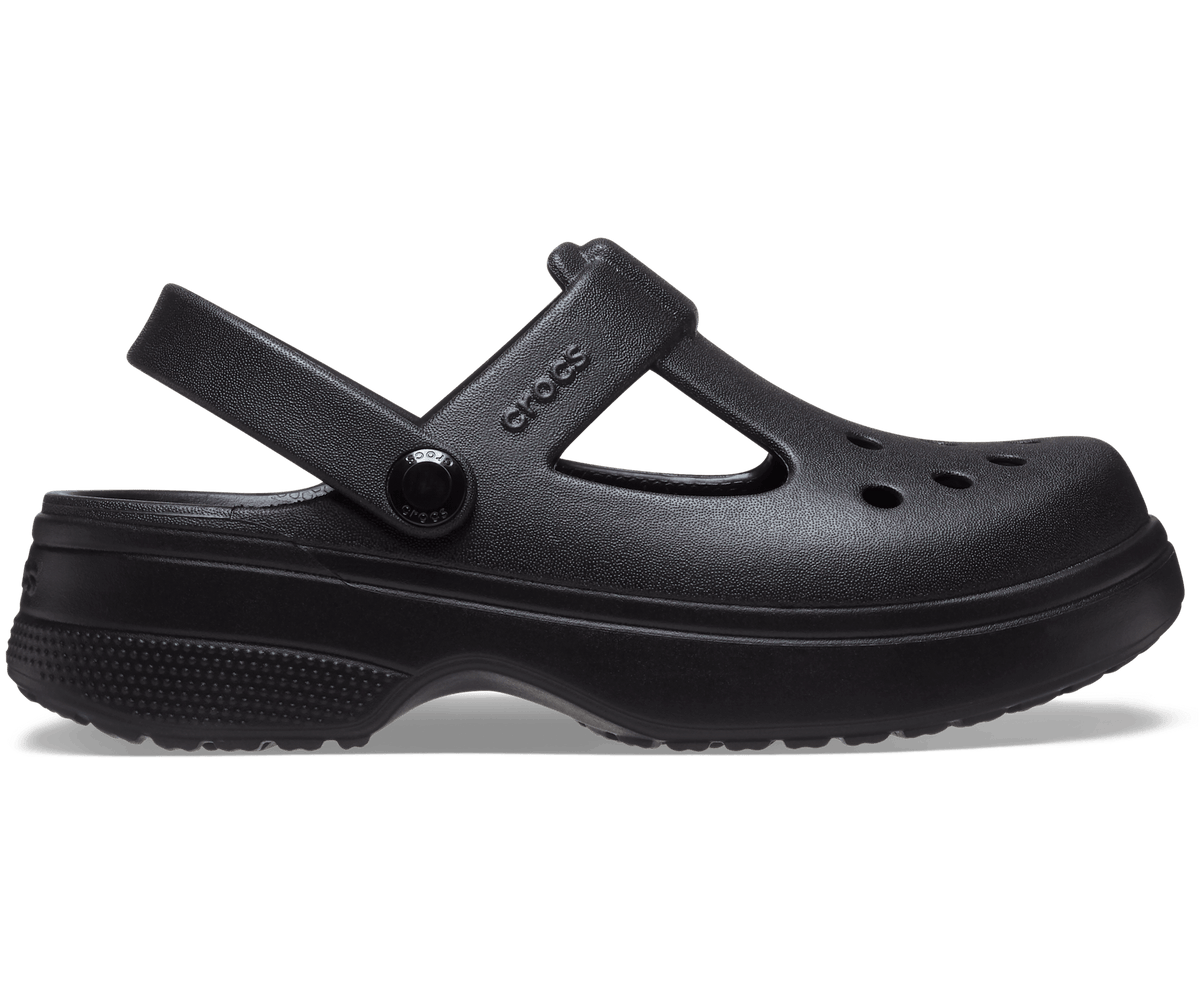 Crocs Toddler Classic Mary Jane Clog - Black