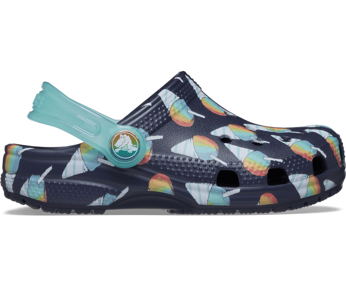 Crocs Toddler Classic Snow Cone Clog - Navy