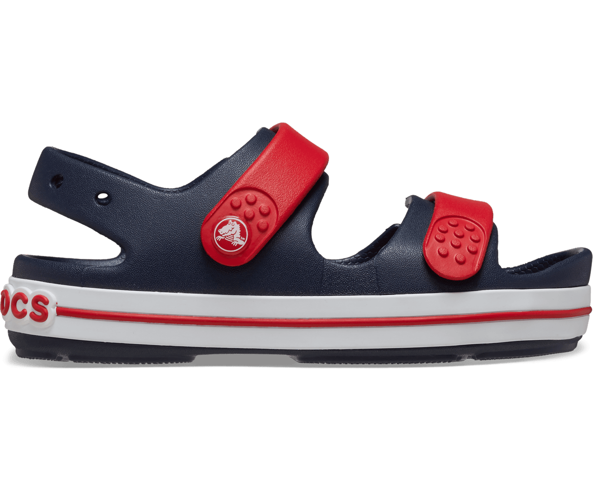 Crocs Toddler CrocbandCruiser Sandal - Navy / Varsity Red