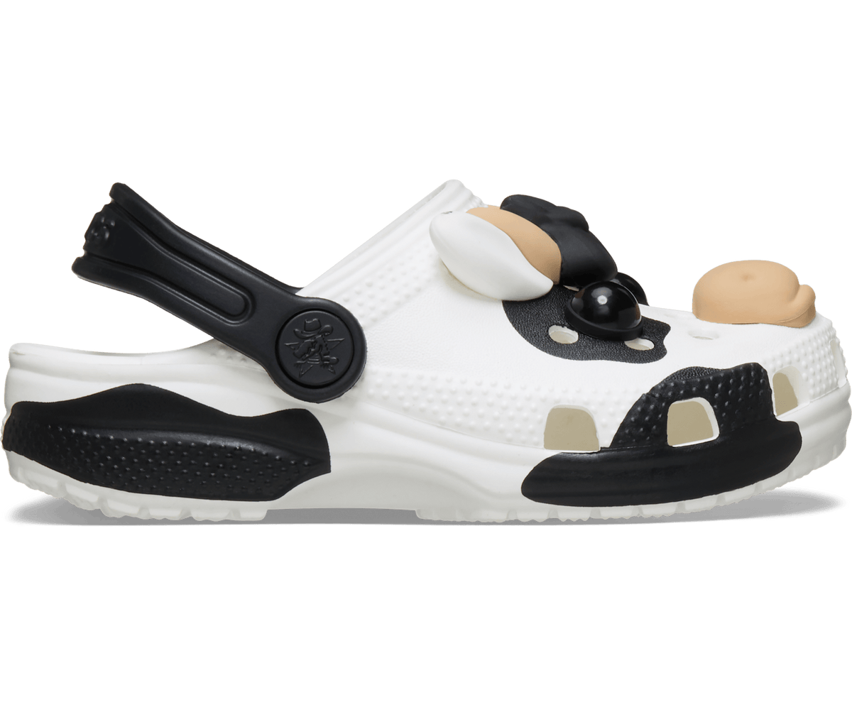 Crocs Toddler IAM Cow Clog - White