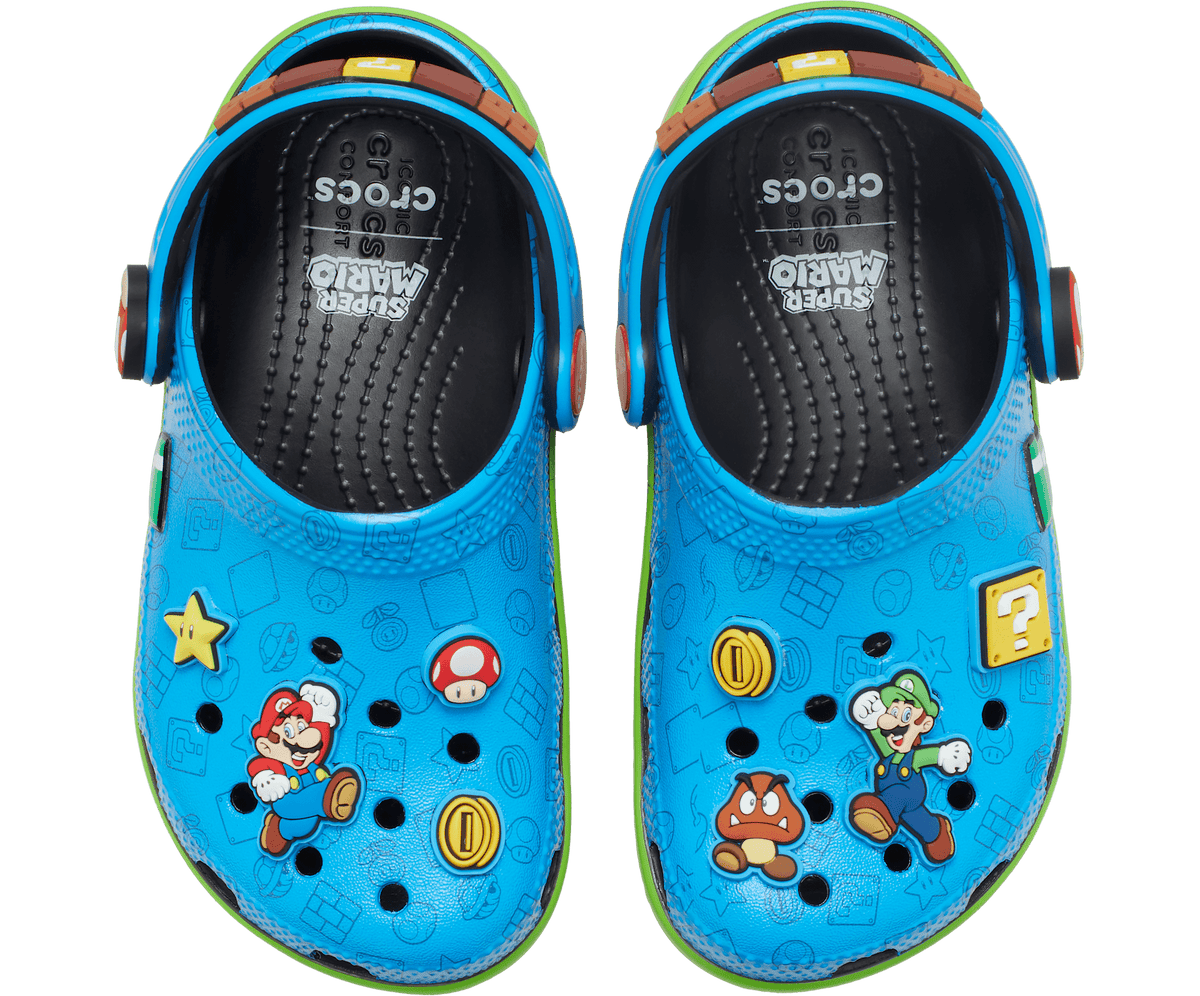 Super Mario x Crocs Toddler Core Classic Clog - Multi