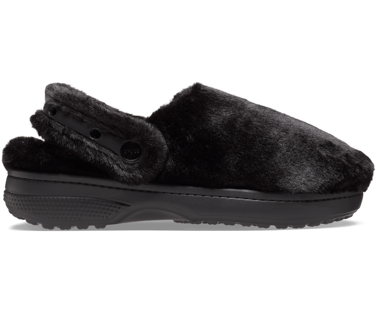 Crocs Women's Unfurgettable Cozy Clog - Black